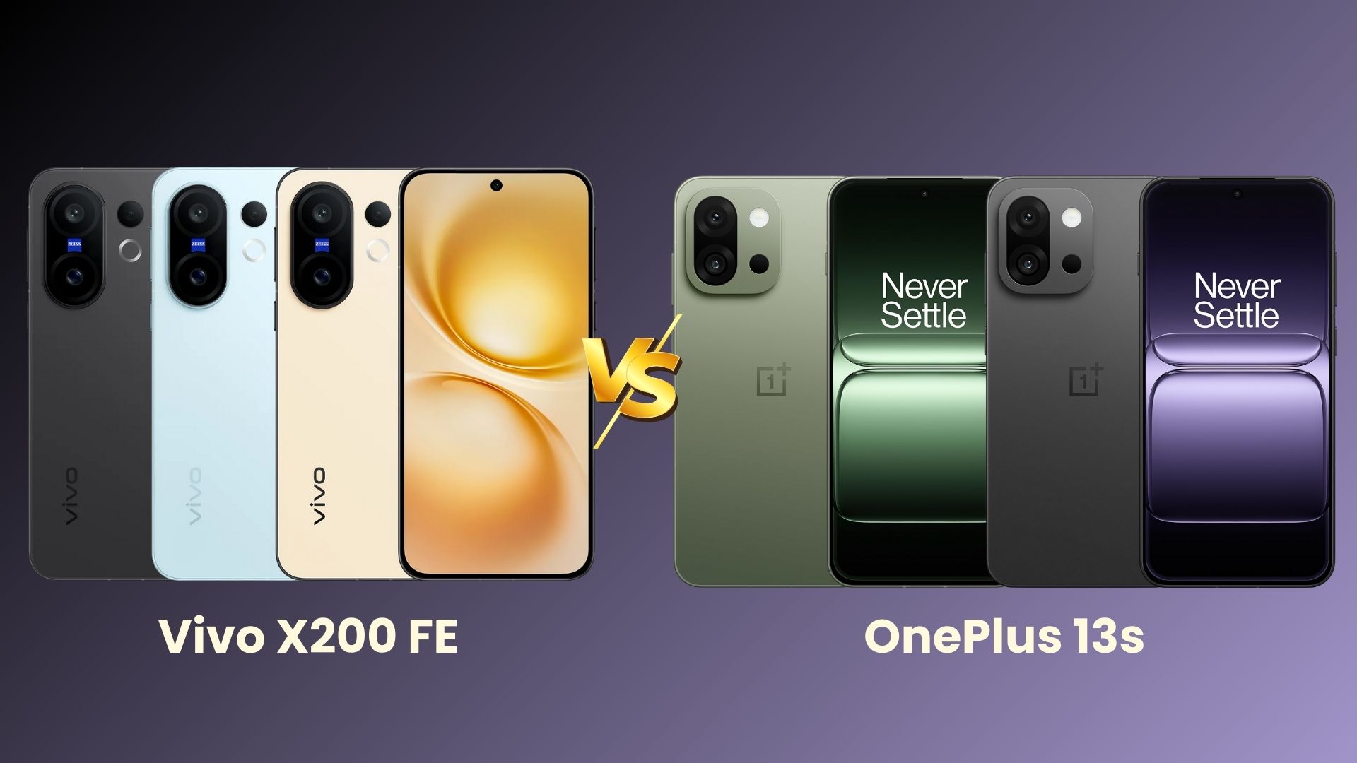 Is Vivo X200 FE better than OnePlus 13s?